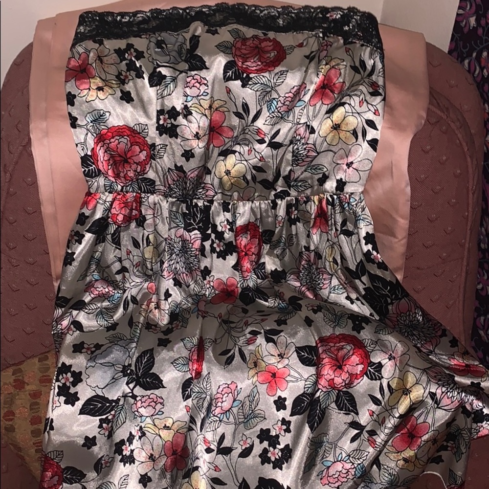 A gorgeous silk dress